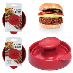 2pc Joie Burger Press Hamburger Patty Mold Maker Ground Beef Round Patties Grill
