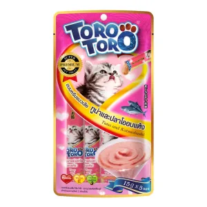 4 FOR $15: Toro Tuna With Katsuobushi Puree Cat Treats 75g