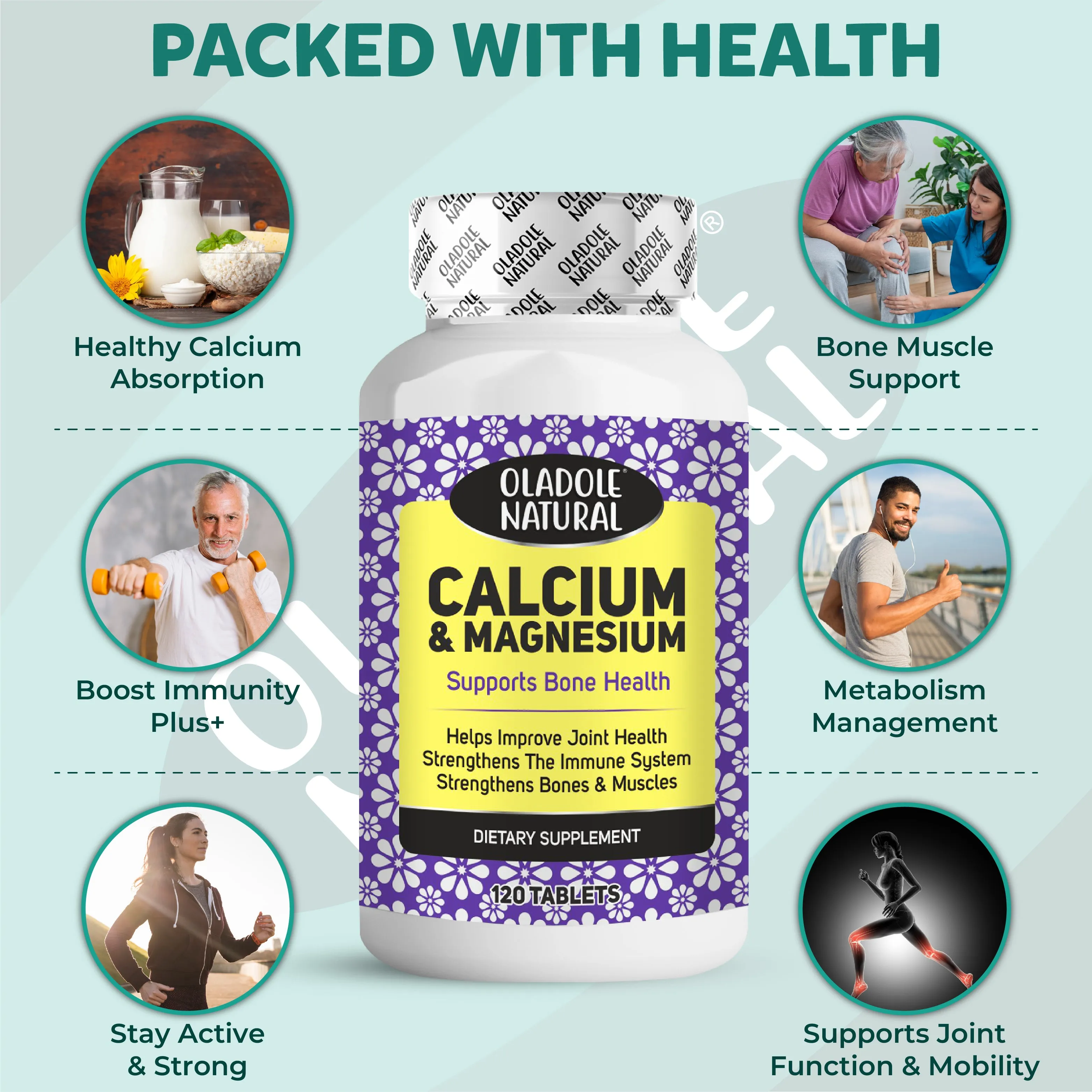 Calcium & Magnesium Complex 1500Mg 120 Tablets