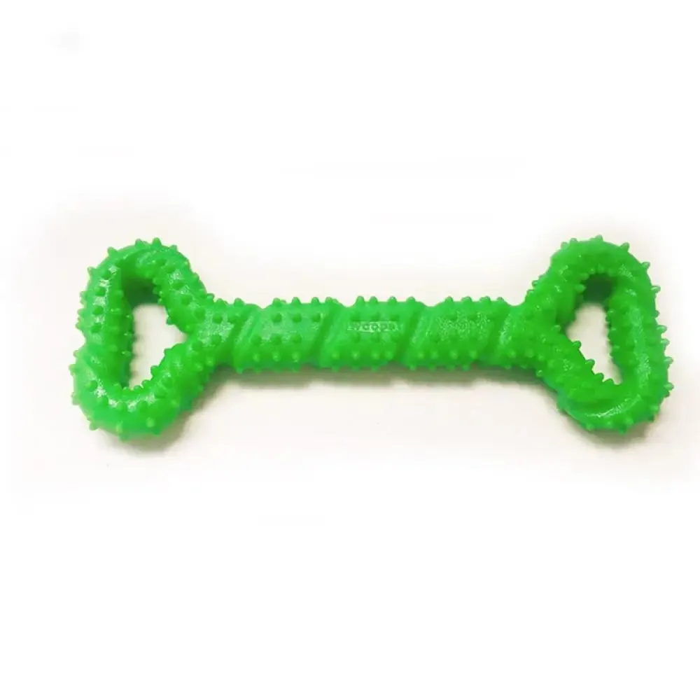 Durable Tooth Cleaning Interactive Dog Chew Bone Toy with Convex Design for Medium Large Dogs