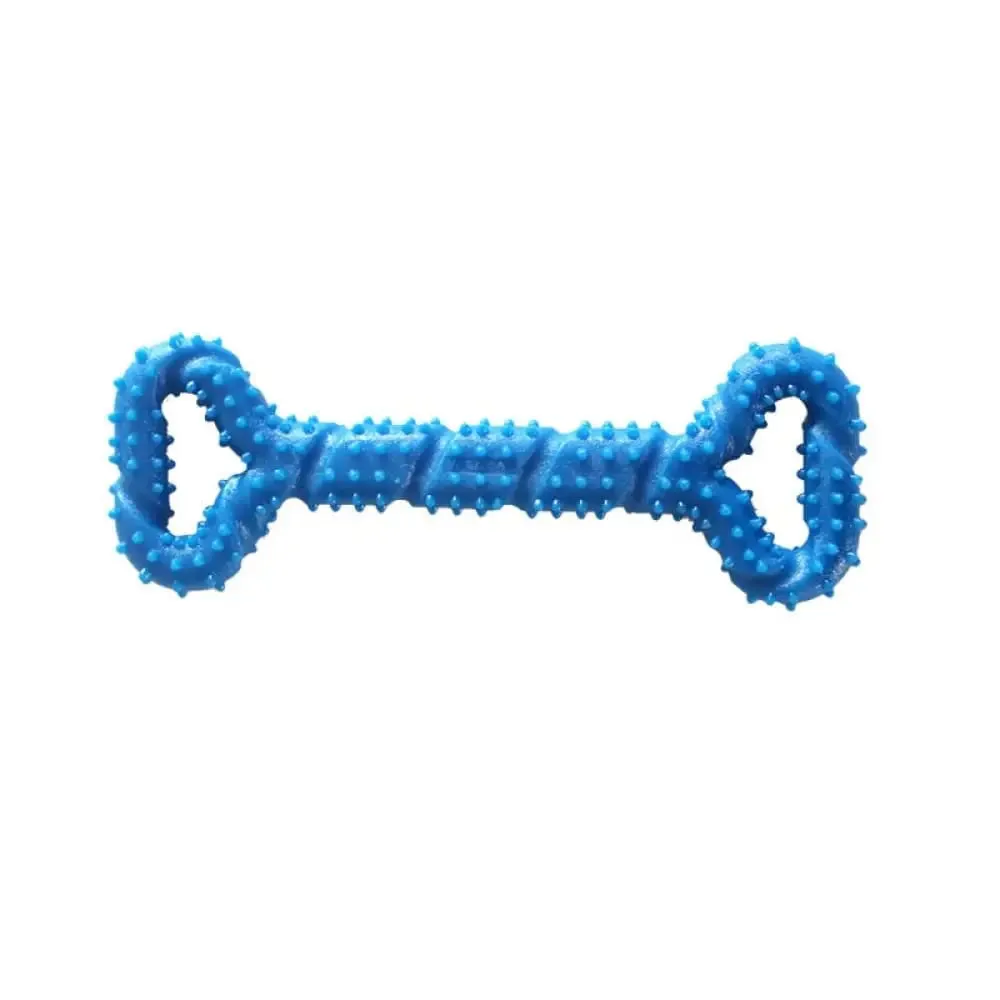 Durable Tooth Cleaning Interactive Dog Chew Bone Toy with Convex Design for Medium Large Dogs
