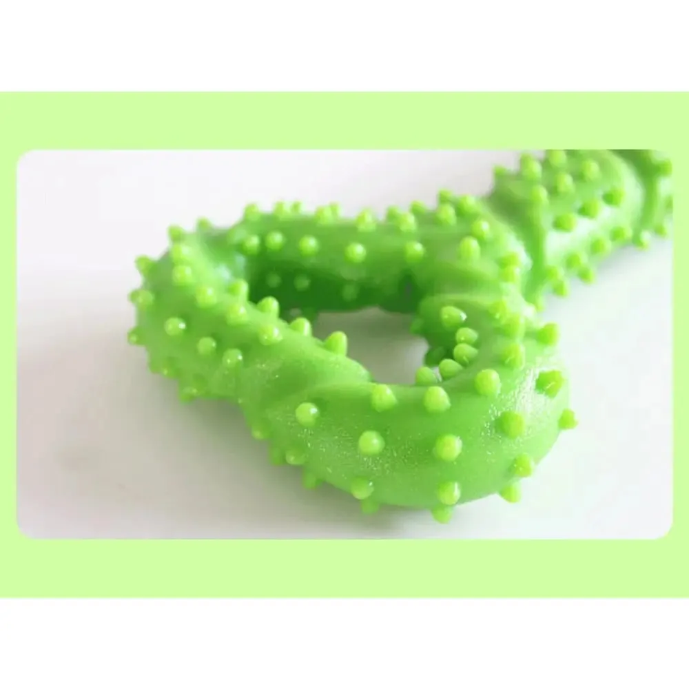 Durable Tooth Cleaning Interactive Dog Chew Bone Toy with Convex Design for Medium Large Dogs