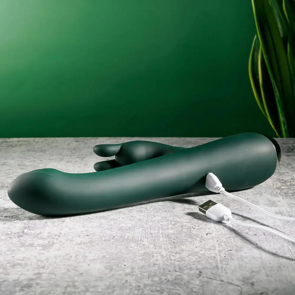 Evolved RABBIT TAP TAP -  25 cm USB Rechargeable Rabbit Vibrator with Tapping Tip
