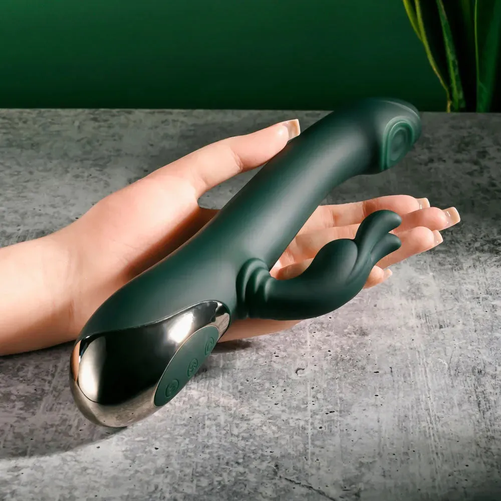 Evolved RABBIT TAP TAP -  25 cm USB Rechargeable Rabbit Vibrator with Tapping Tip