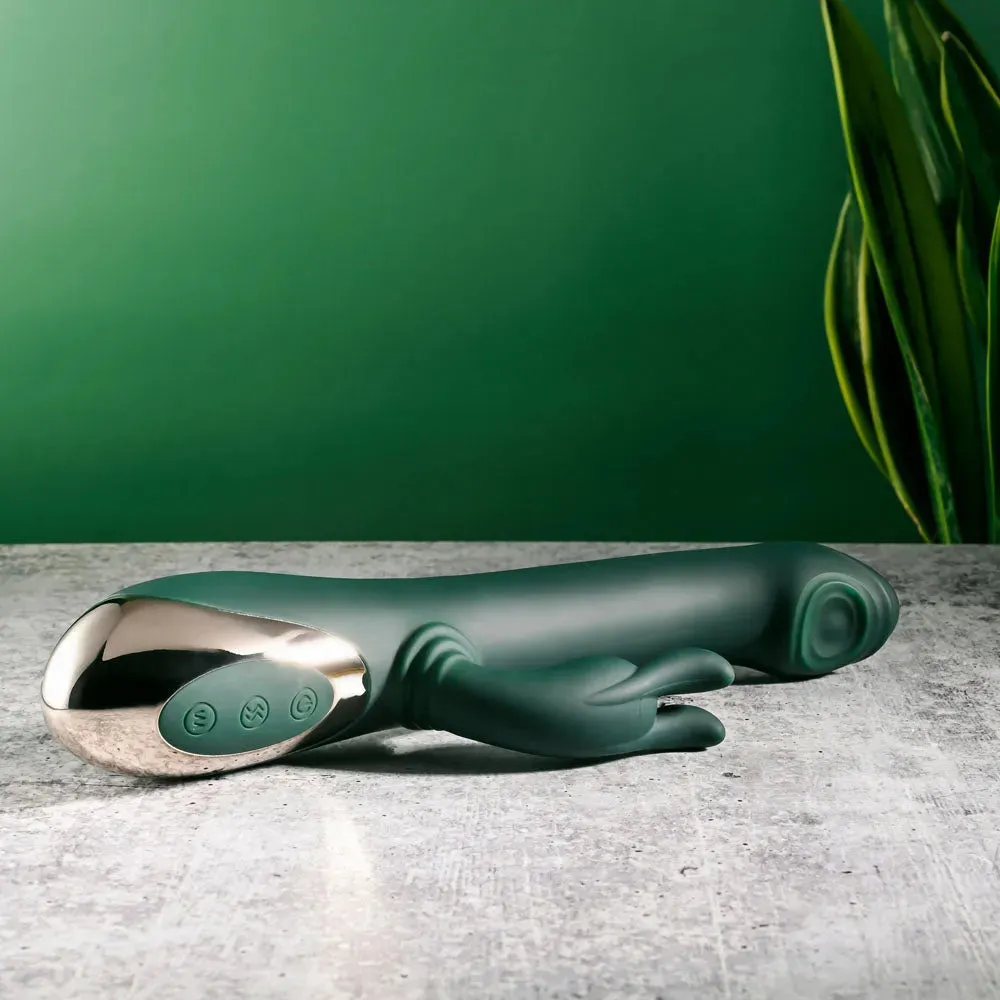 Evolved RABBIT TAP TAP -  25 cm USB Rechargeable Rabbit Vibrator with Tapping Tip