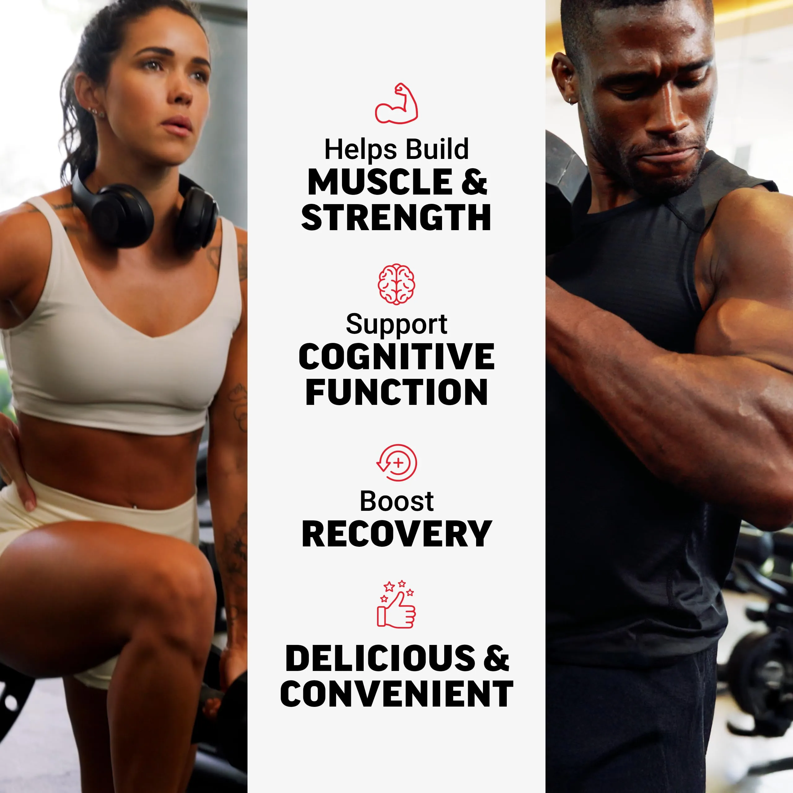 Force Factor Creatine Gummies, Creatine Monohydrate for Muscle Gain, More Strength, and Faster Recovery, Clinically Studied Creatine 5g Dose, Mixed Berry, 30 Servings