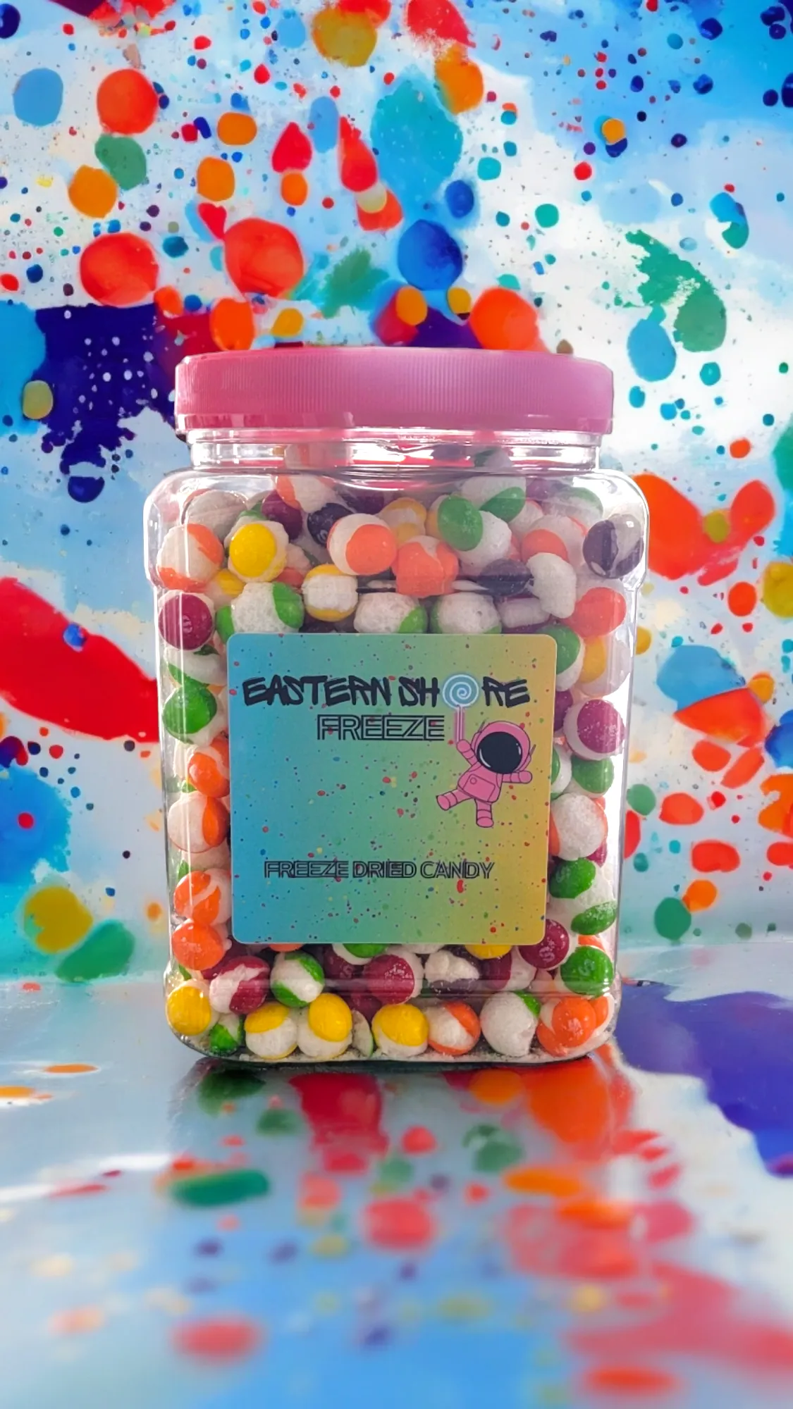 Freeze Dried Moon Rocks Large Jar (Skittles)
