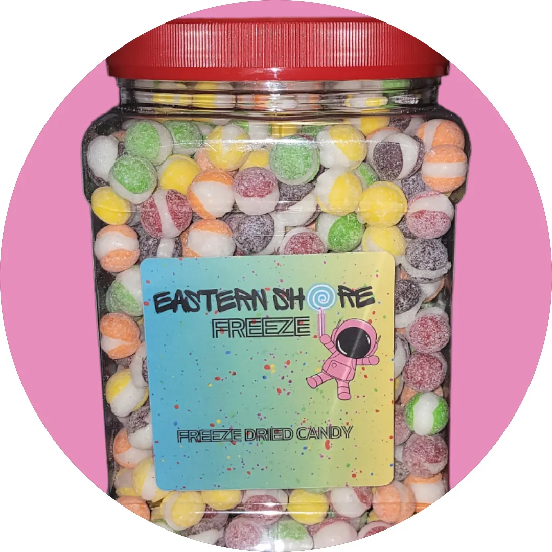 Freeze Dried Moon Rocks Large Jar (Skittles)