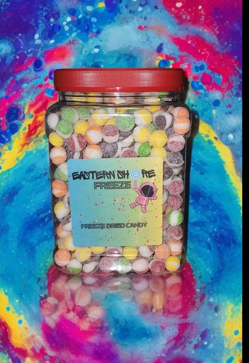 Freeze Dried Moon Rocks Large Jar (Skittles)