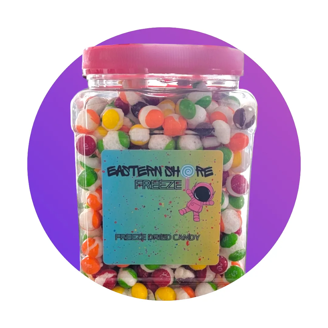 Freeze Dried Moon Rocks Large Jar (Skittles)