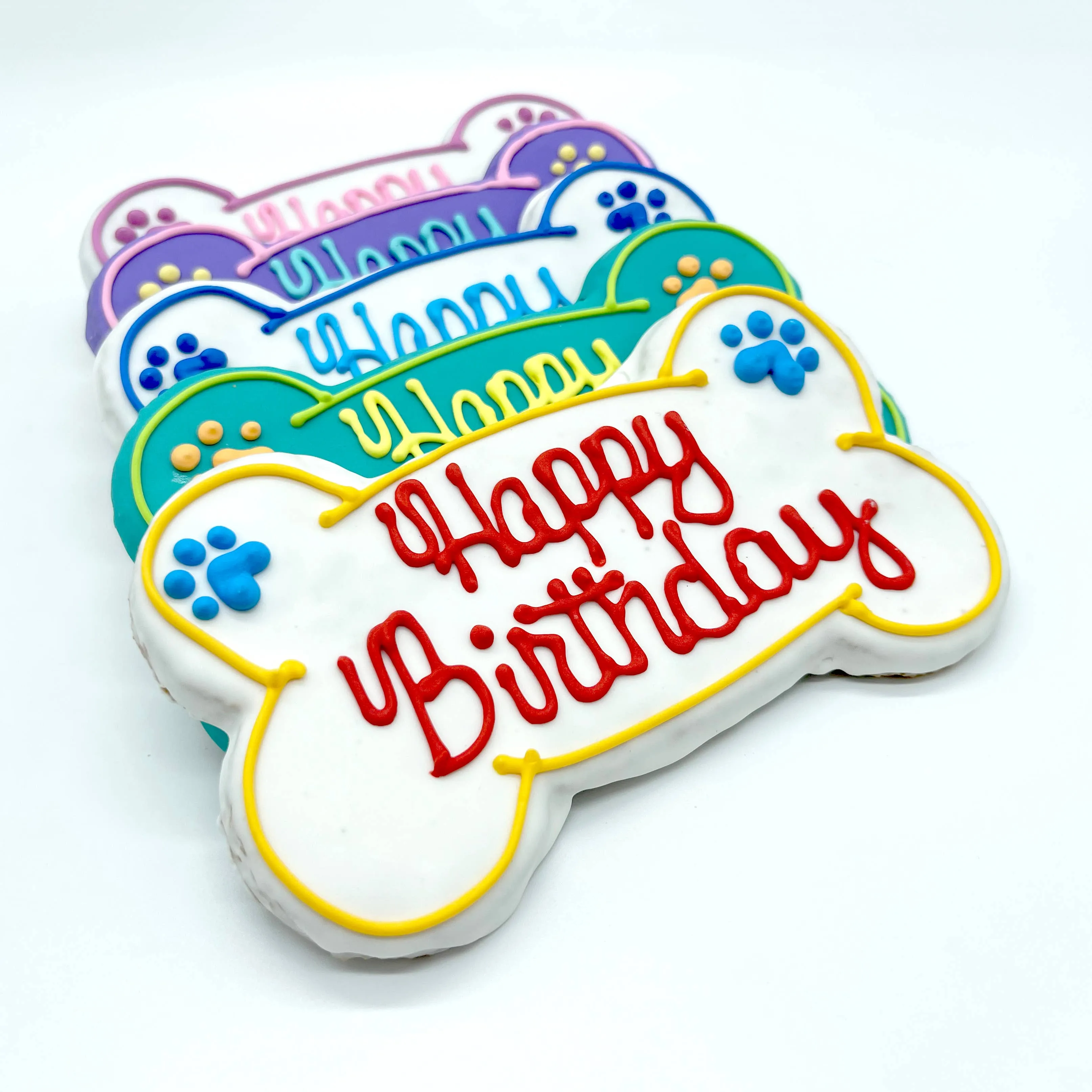 Furry Belly Bake Shop Birthday Bone Crunchy Oat Dog Cookie