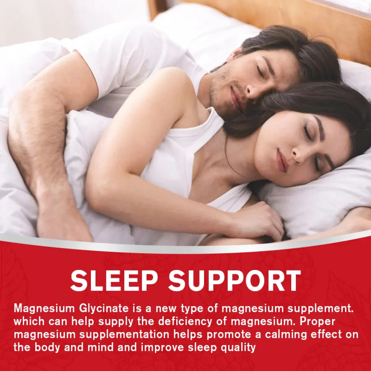 GPGP Magnesium Glycinate Gummies 400mg - Magnesium Potassium Supplement with Vitamin D, B6, CoQ10 for Relax, Sleep & Heart Health - 60 Raspberry Gummies
