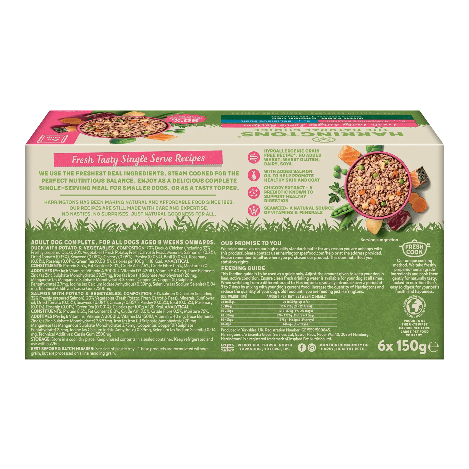 Grain Free Tasty Selection Wet Dog Food Bumper Pack 6 x 150g