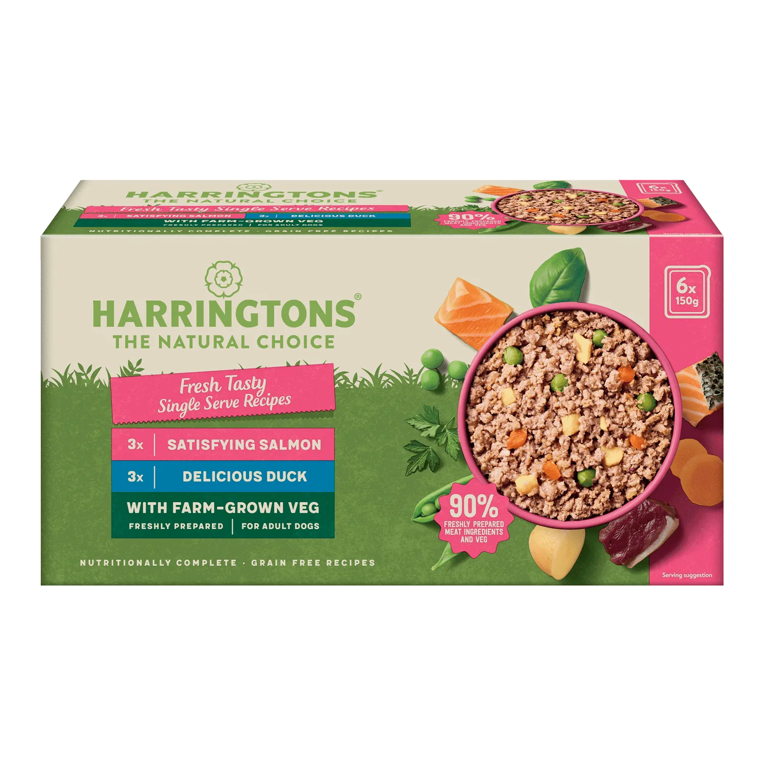 Grain Free Tasty Selection Wet Dog Food Bumper Pack 6 x 150g