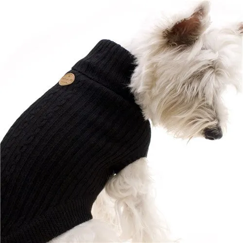 Hamish McBeth Black Pure Wool Dog Jumper