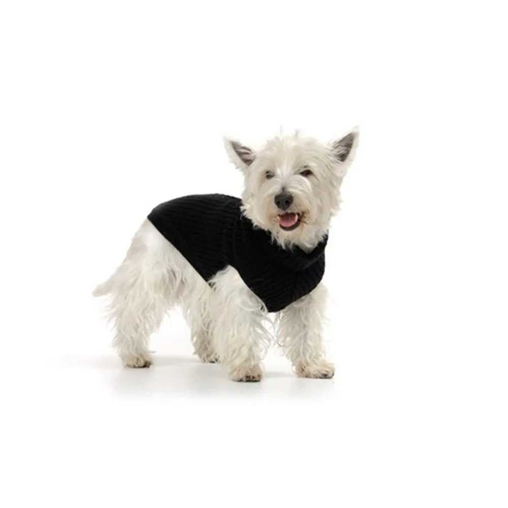 Hamish McBeth Black Pure Wool Dog Jumper