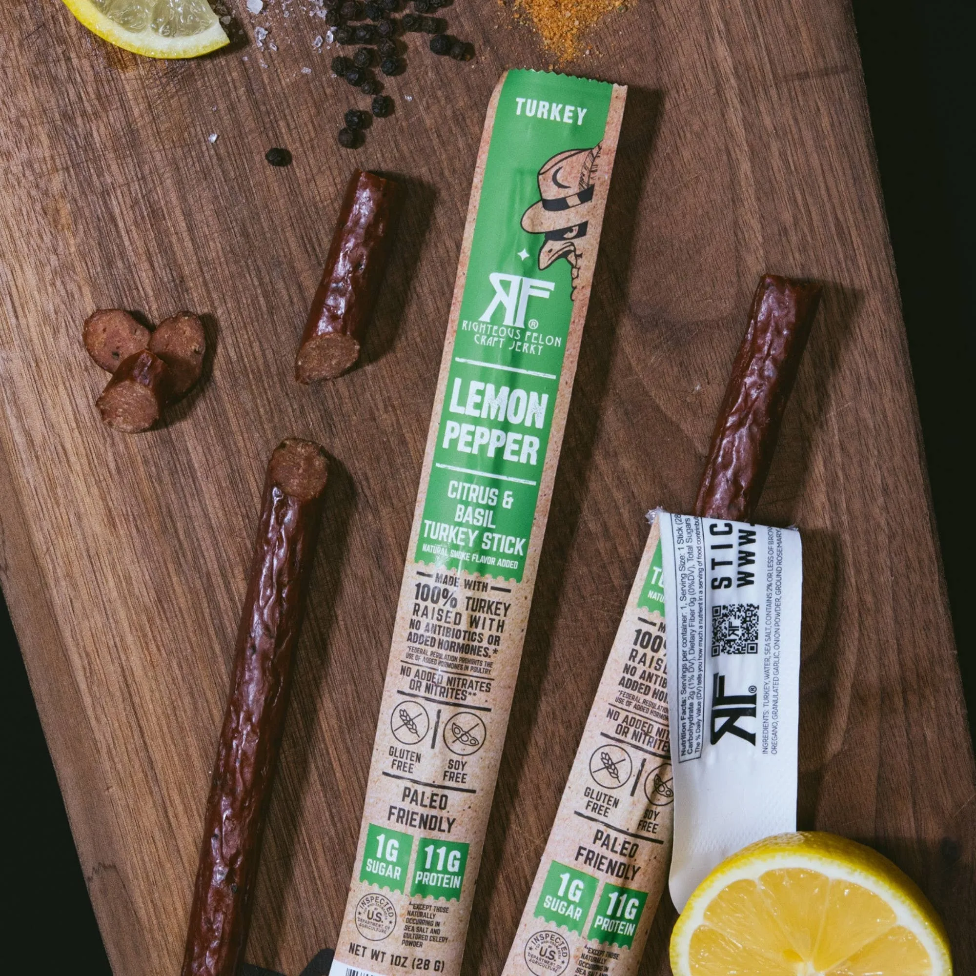 Lemon Pepper Turkey Stick