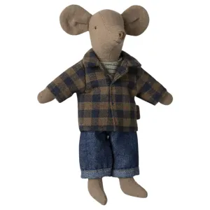 Maileg Dad mouse - Light brown