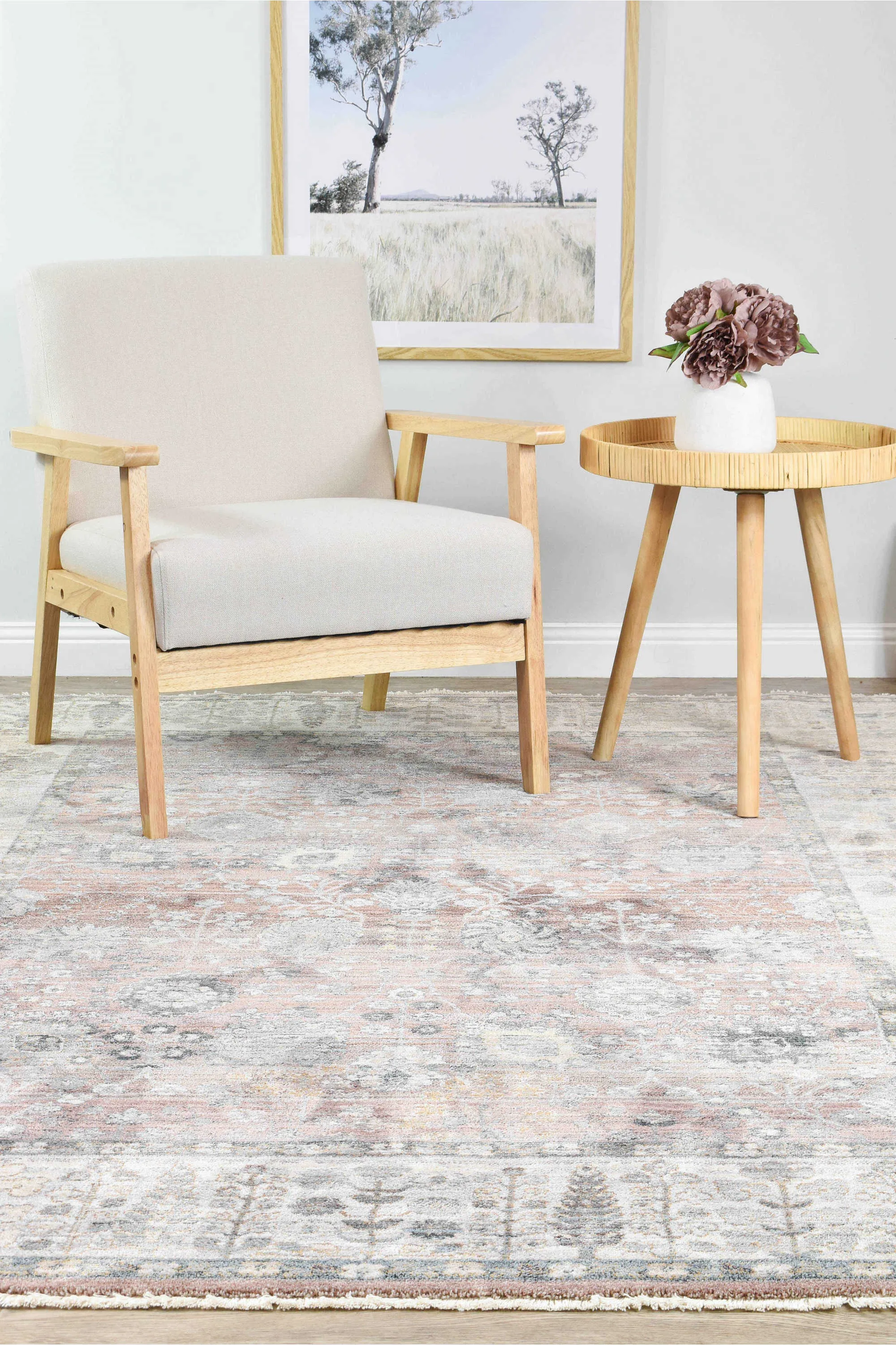 Novara 0B568A Rose Balm - Unique Decorative Rug