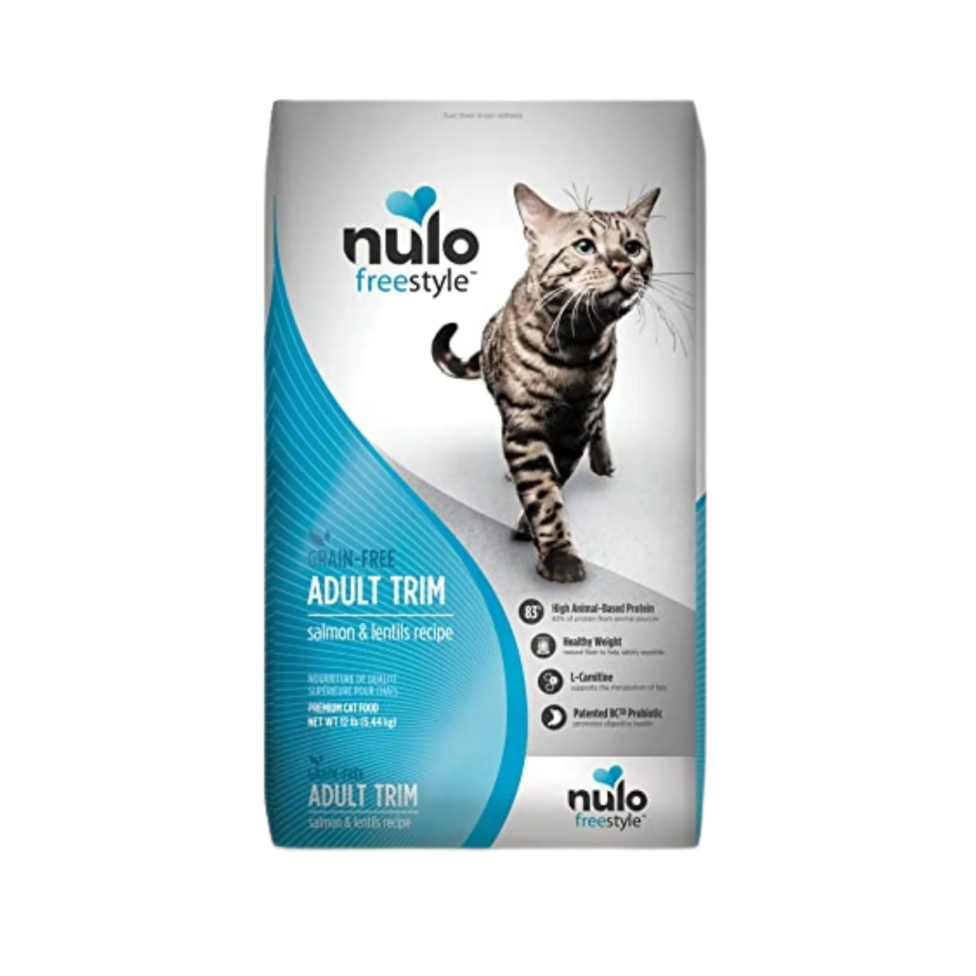 Nulo Freestyle Grain-Free Adult Trim Salmon & Lentils Recipe Dry Cat Food