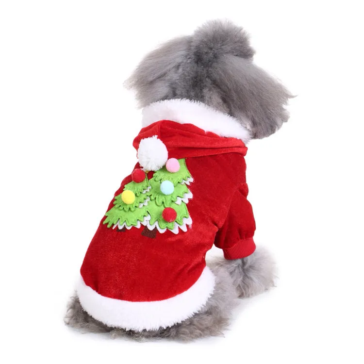 Santa Claus Dog Clothes -Halloween Pet Clothes- Pumpkin Dresses Wizarding Clothes