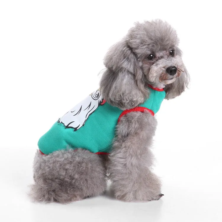 Santa Claus Dog Clothes -Halloween Pet Clothes- Pumpkin Dresses Wizarding Clothes