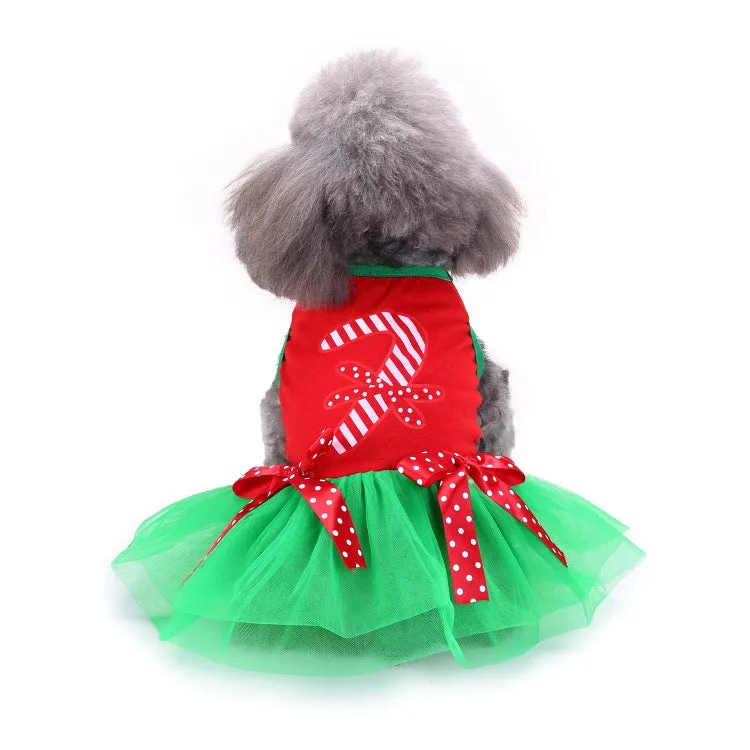 Santa Claus Dog Clothes -Halloween Pet Clothes- Pumpkin Dresses Wizarding Clothes