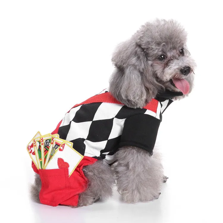 Santa Claus Dog Clothes -Halloween Pet Clothes- Pumpkin Dresses Wizarding Clothes