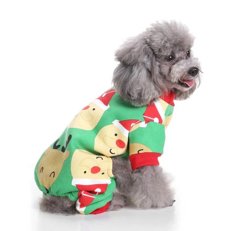 Santa Claus Dog Clothes -Halloween Pet Clothes- Pumpkin Dresses Wizarding Clothes