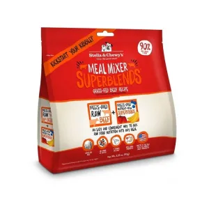 SuperBlends Freeze Dried Grass Fed Beef Dog Meal Mixers