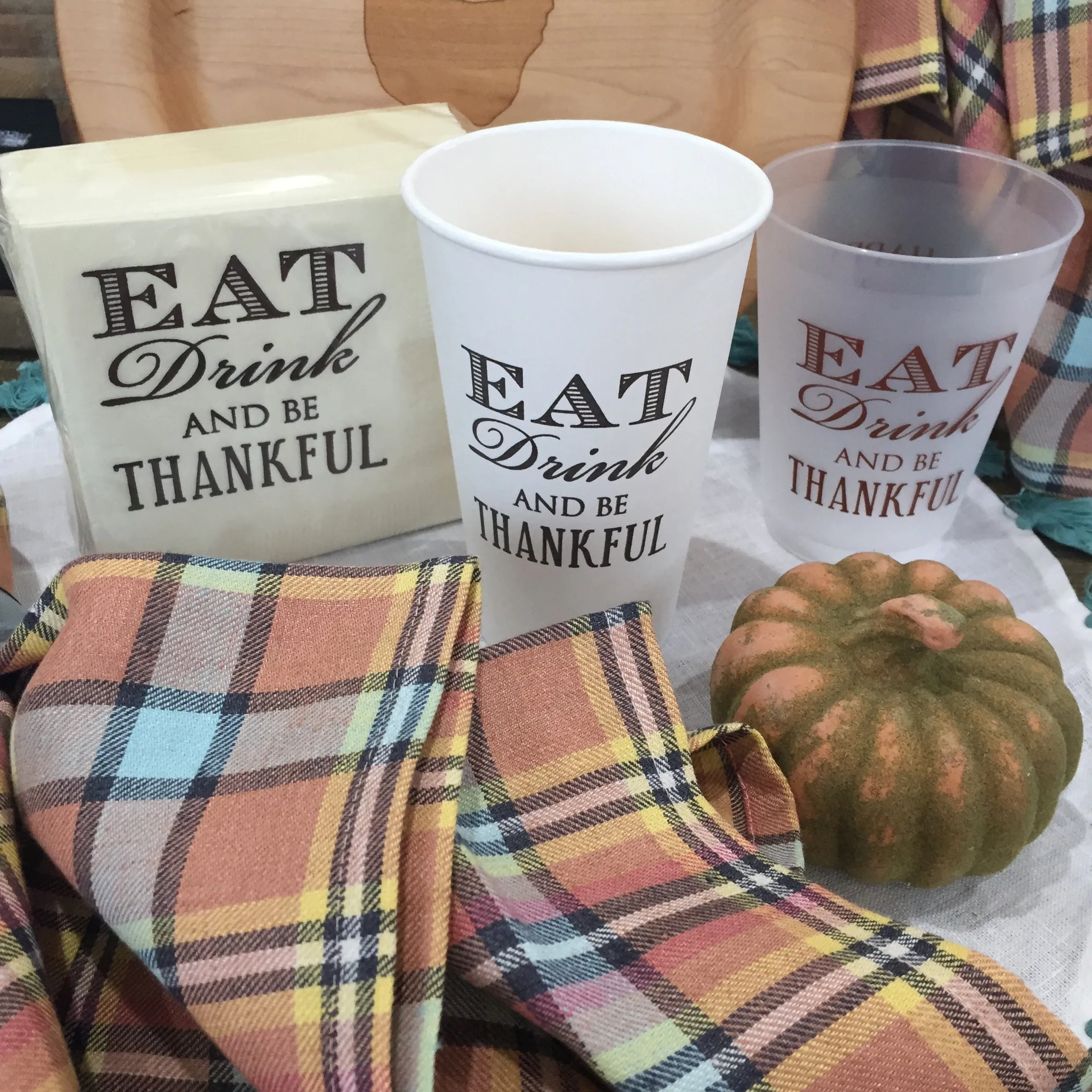 Thanksgiving Paper Beverage Napkins