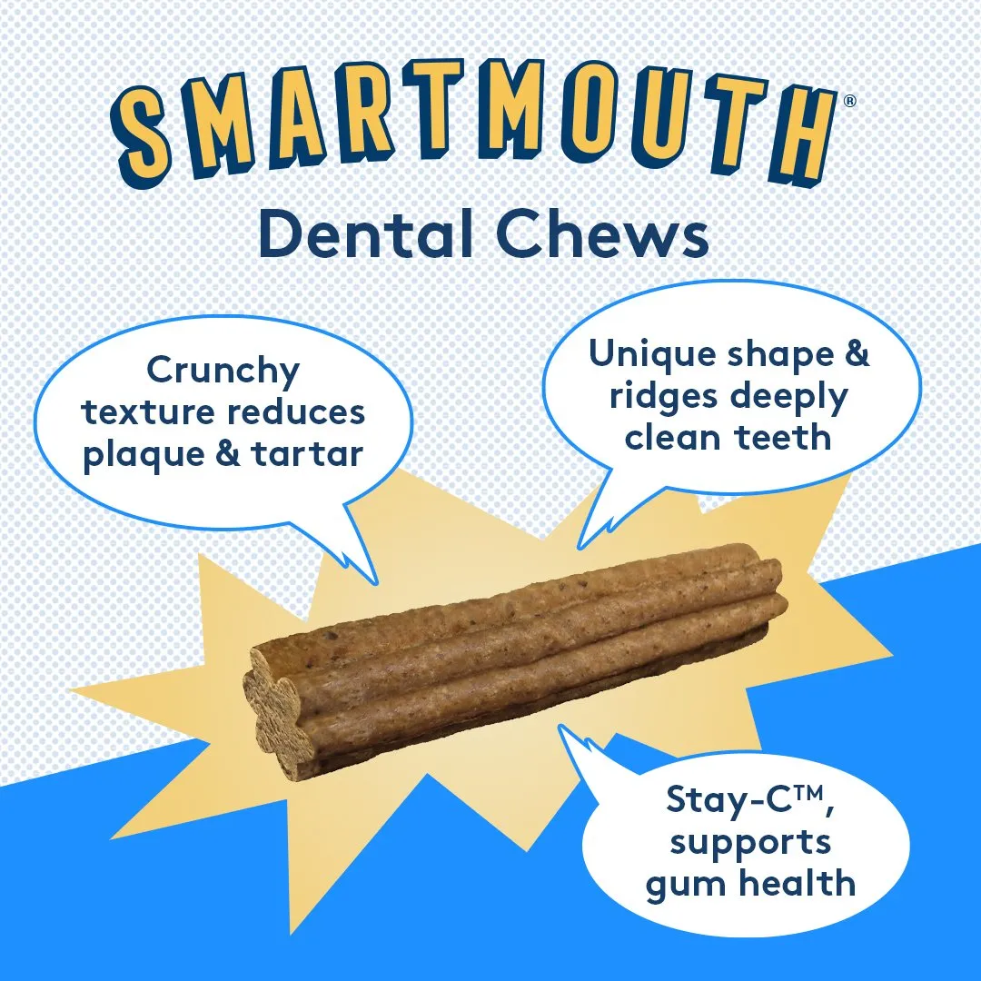 The Missing Link Smartmouth™ Dental Chews for Small/Medium Dogs 28 Count