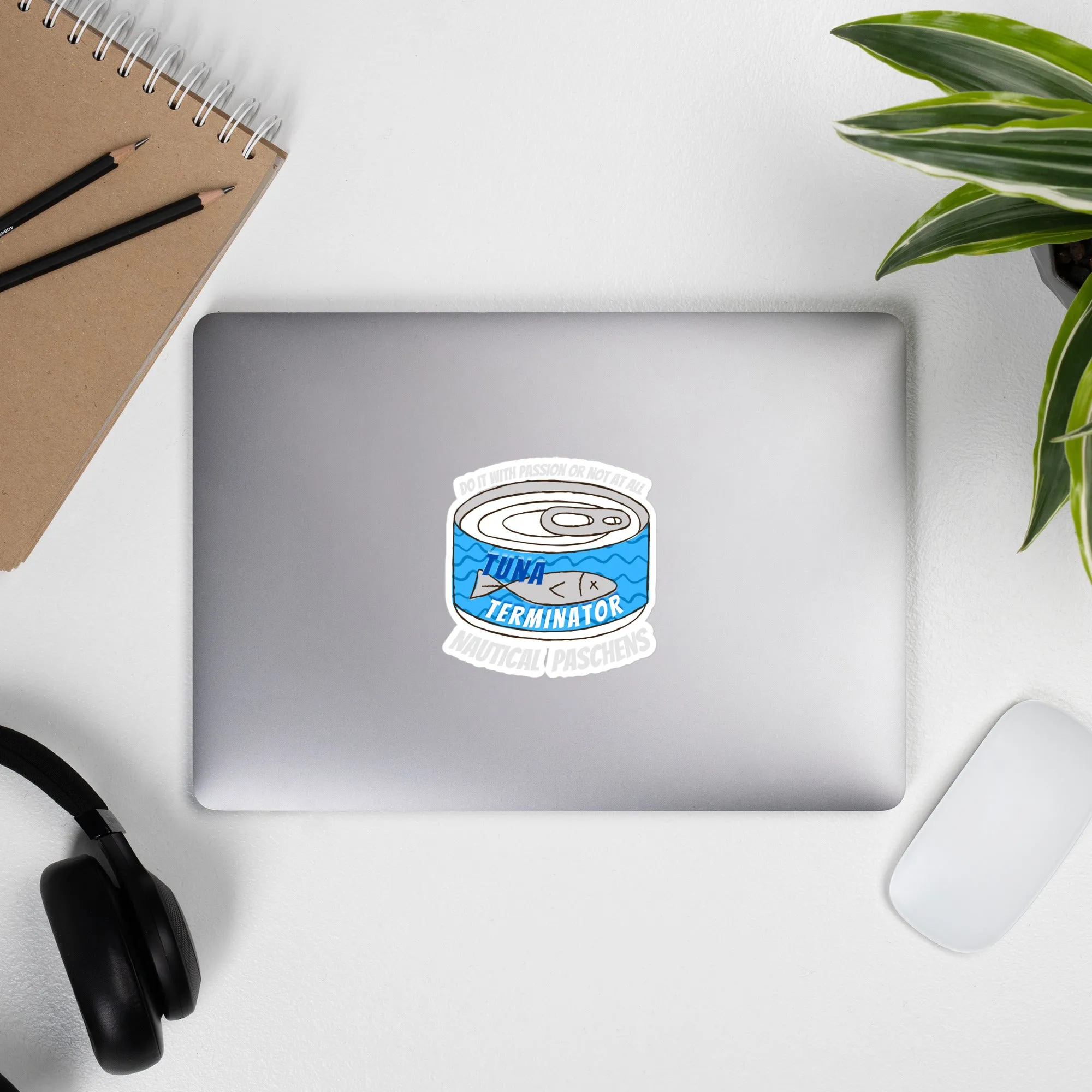 Tuna Terminator Can stickers