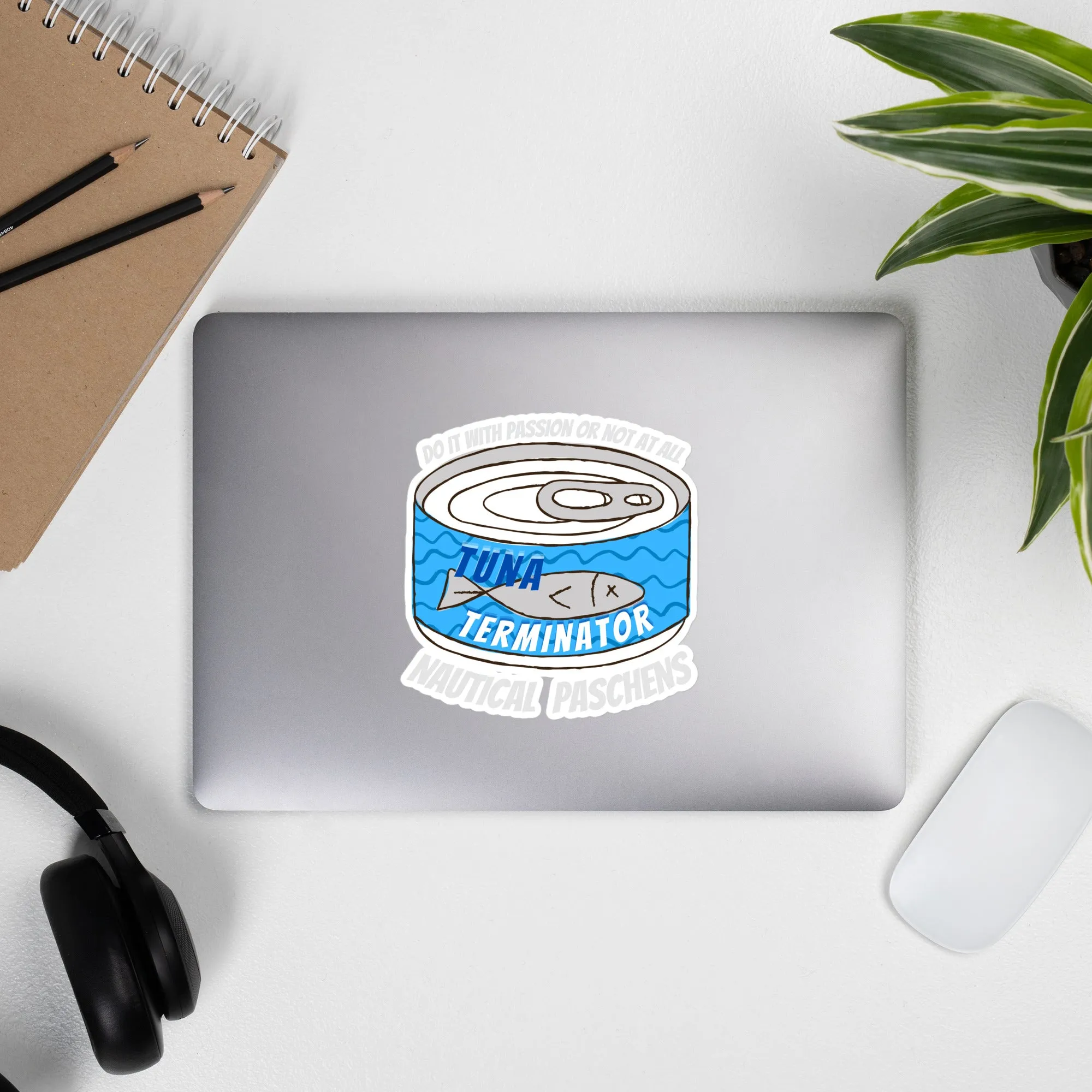 Tuna Terminator Can stickers