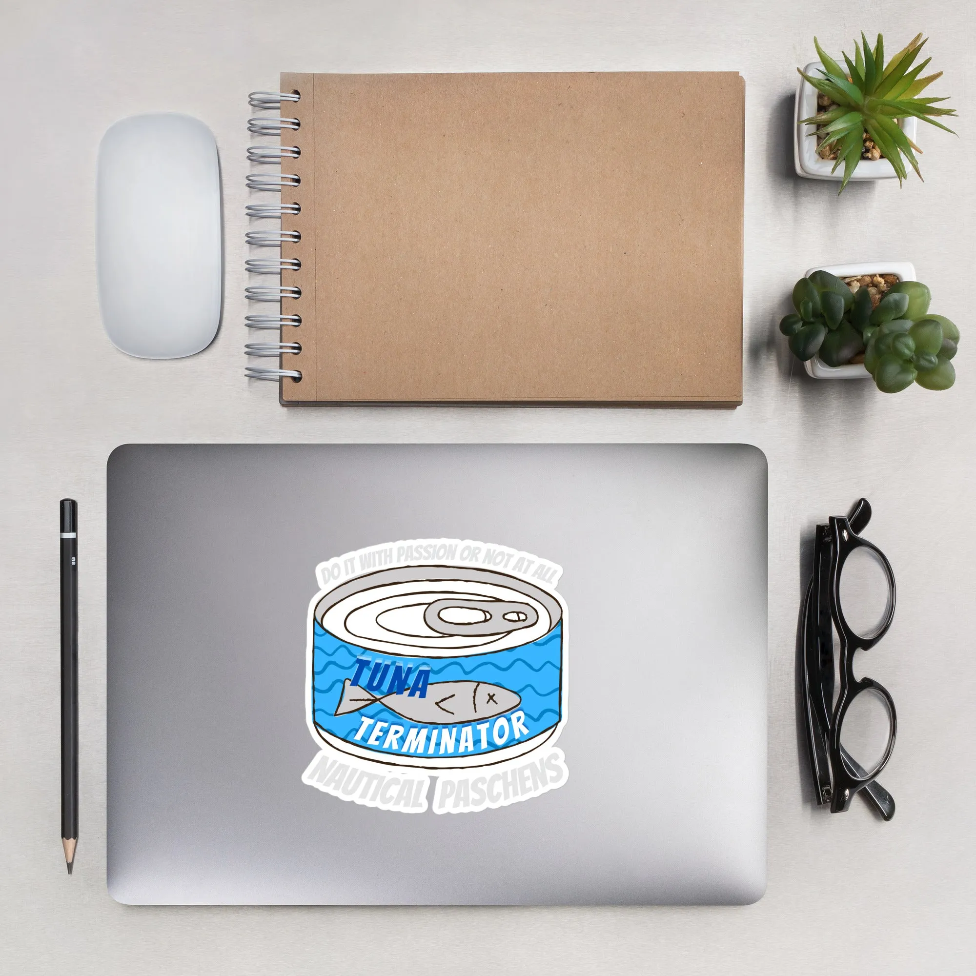 Tuna Terminator Can stickers