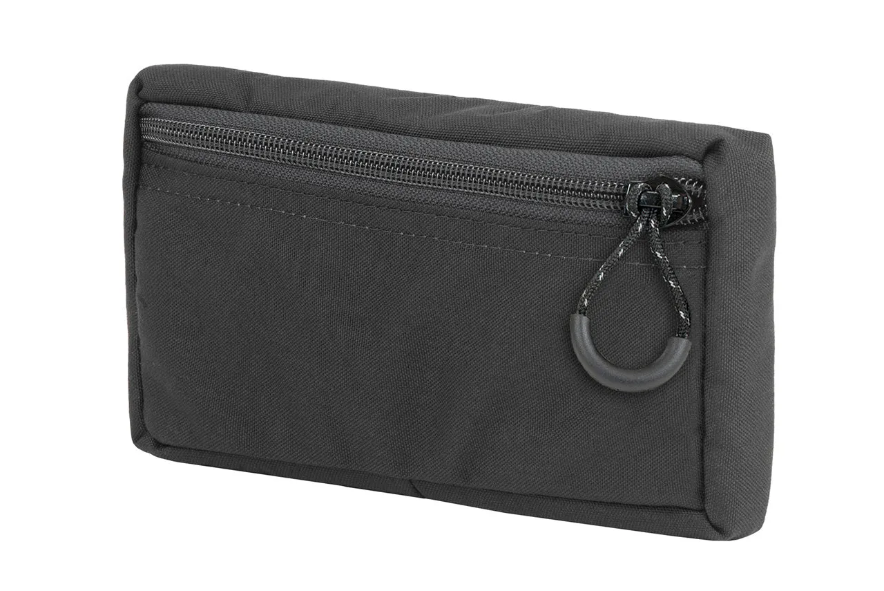 Velcro Pouch Medium - 4 x 8 x 1" | Black