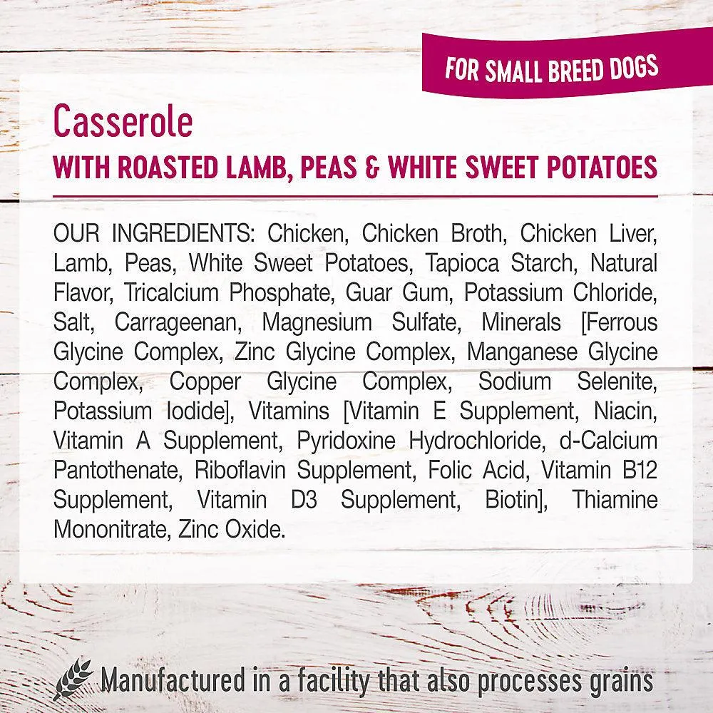 Wellness Petite Entrées Lamb, Peas & White Sweet Potatoes Wet Dog Food